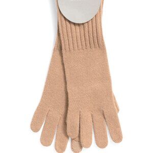 NEW HANNAH ROSE Cashmere Essential Gloves Camel  for women 266mn